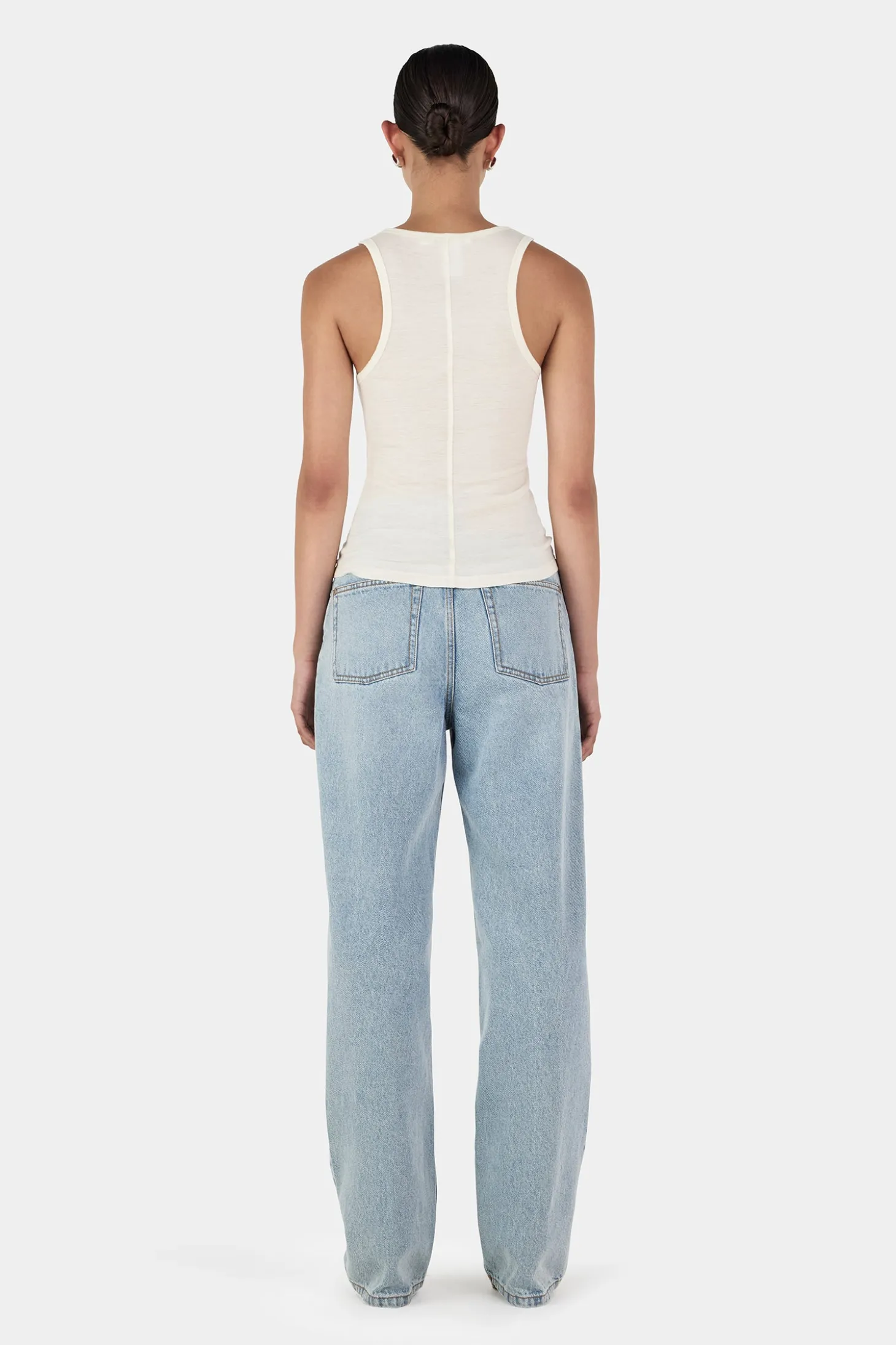 Gallow Wool Tank Ivory
