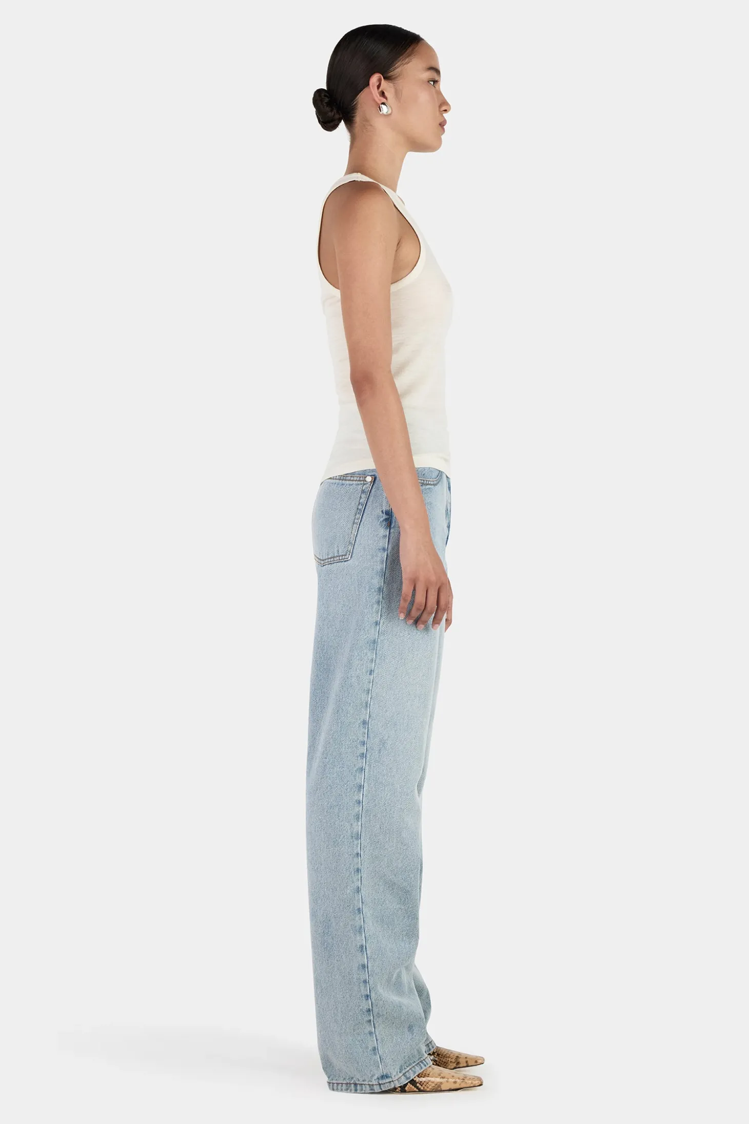 Gallow Wool Tank Ivory