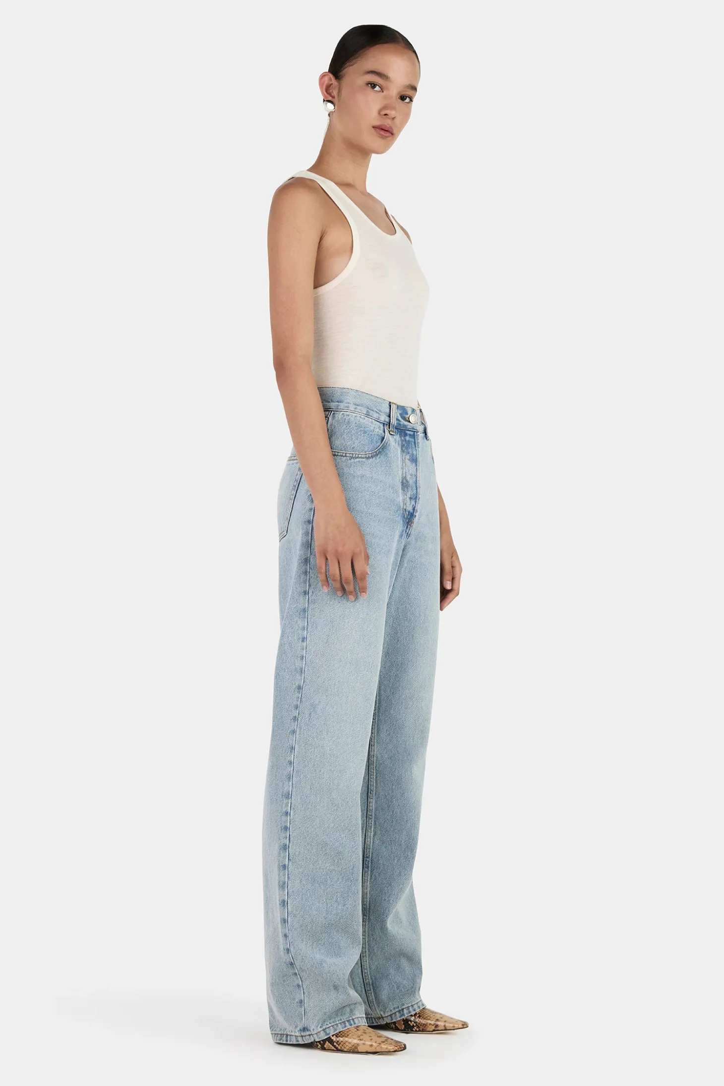 Gallow Wool Tank Ivory