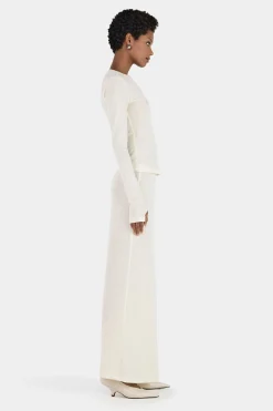 Gerard Wool Skirt Ivory