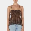 Gina Backless Cami Tan Python