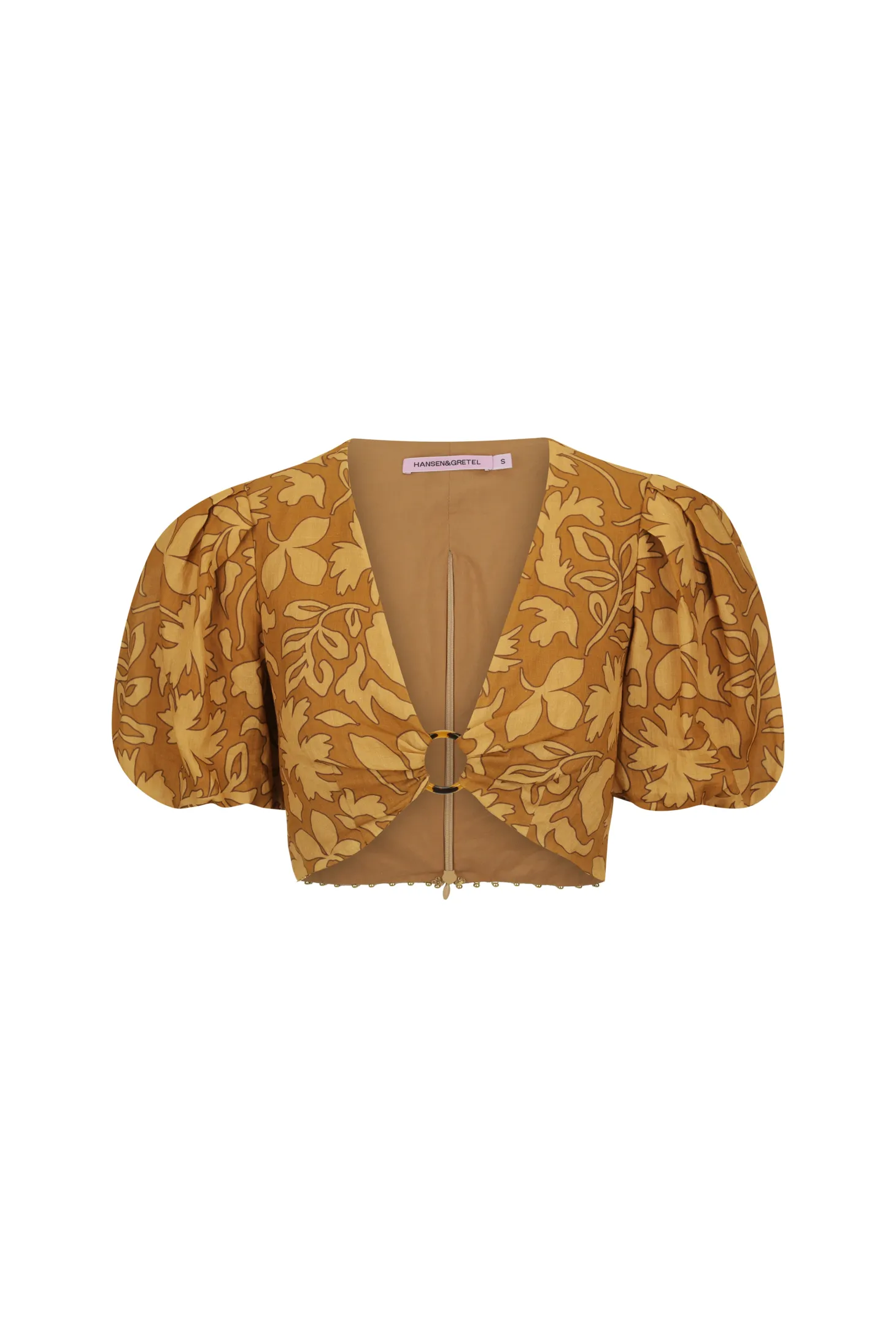 Greer Top Gold Leaf