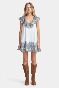 Halette Mini Dress Bluebird