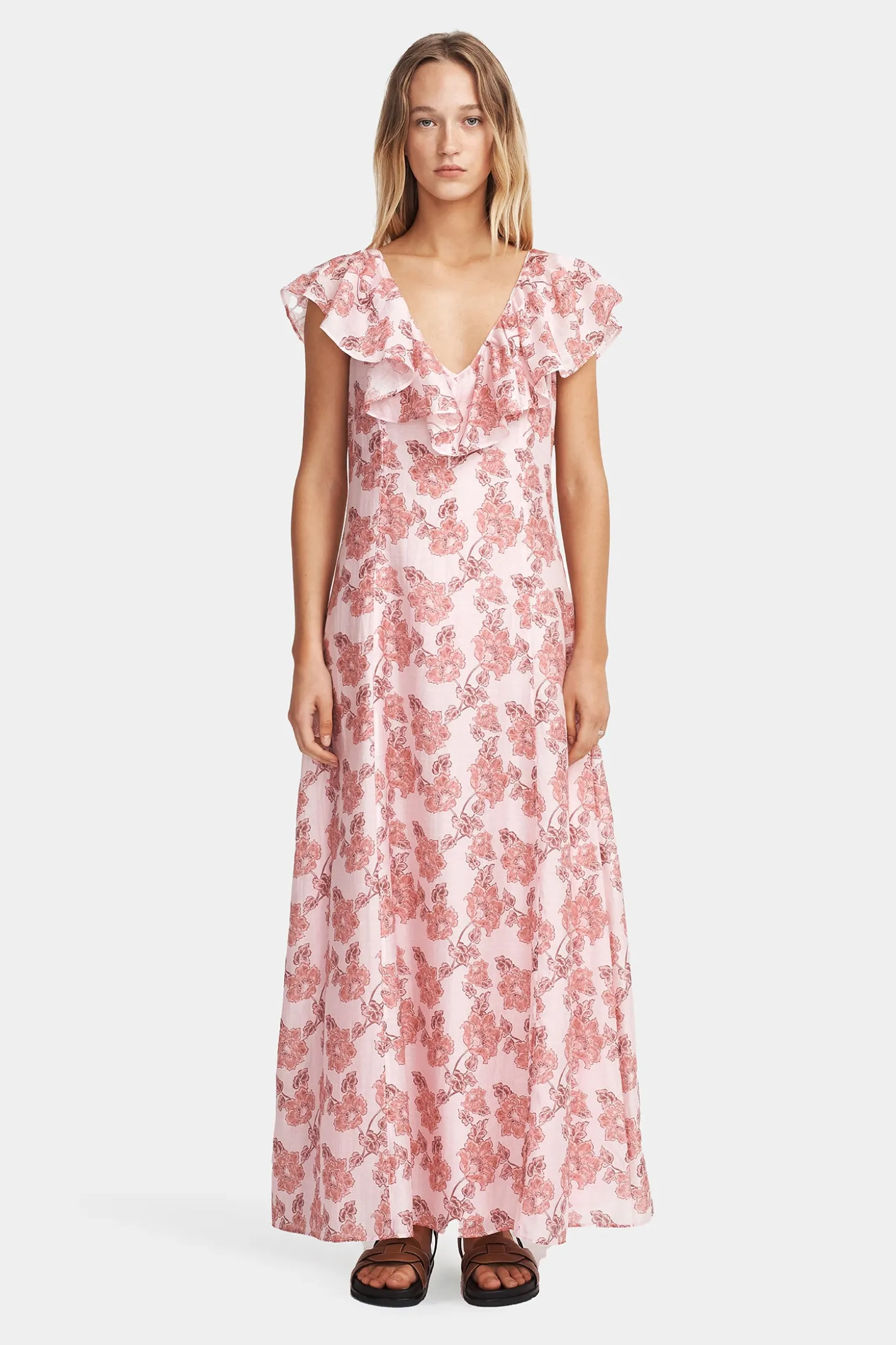 Henrietta Dress Orchid Bloom