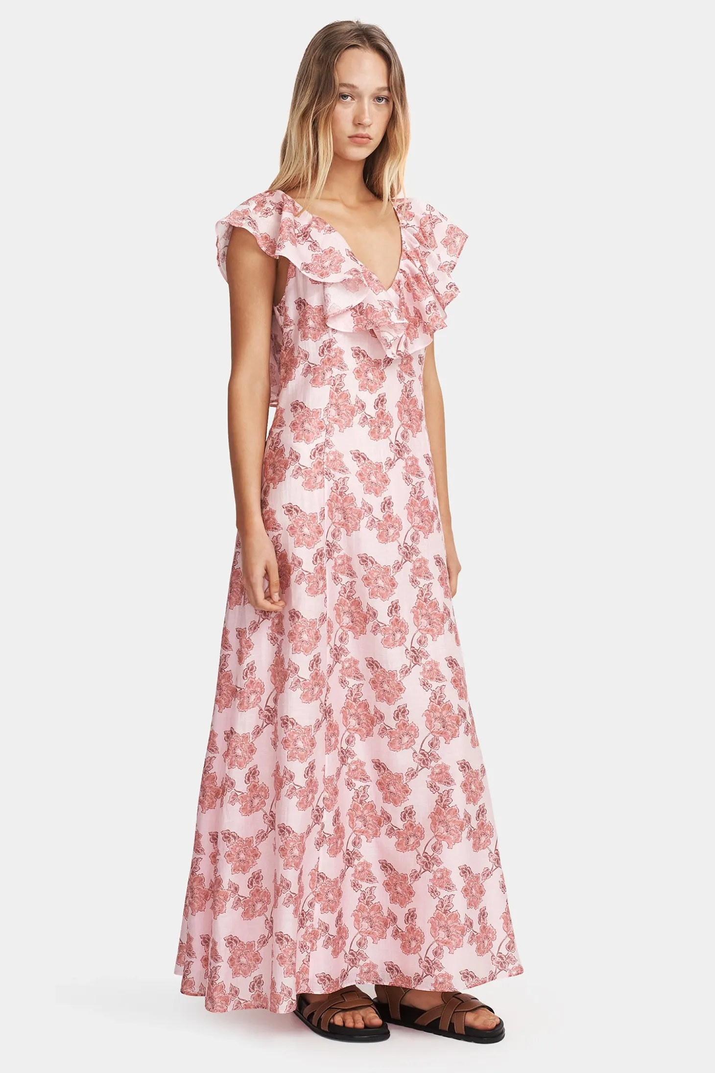 Henrietta Dress Orchid Bloom
