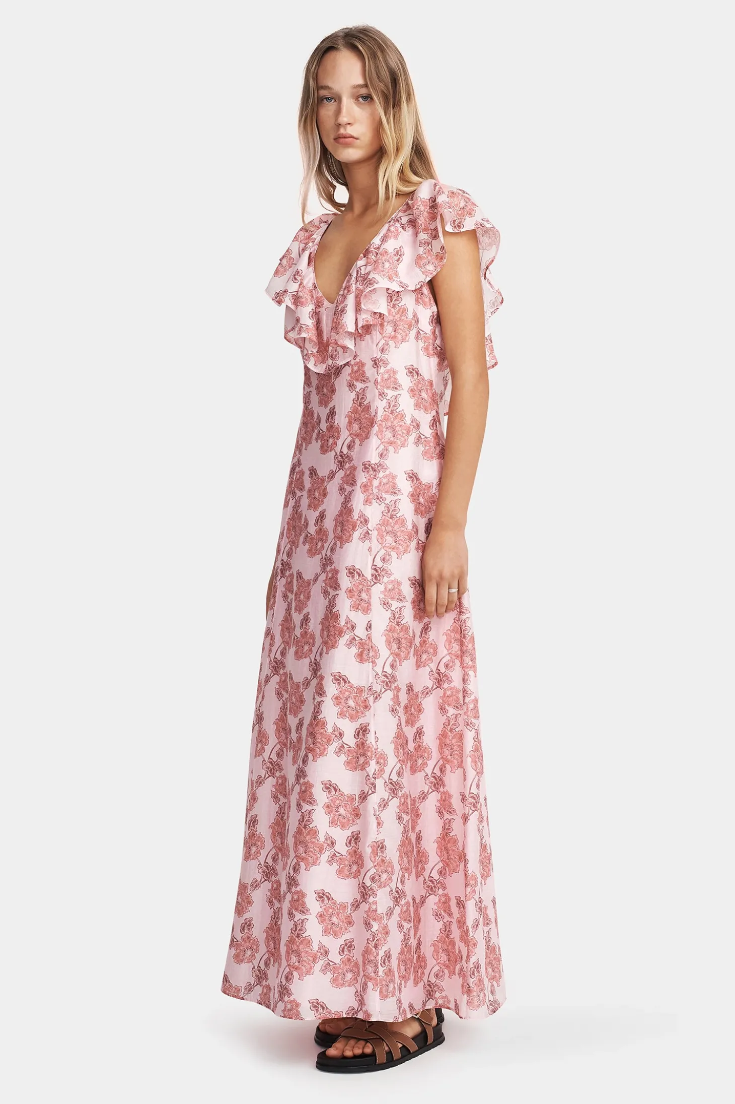 Henrietta Dress Orchid Bloom