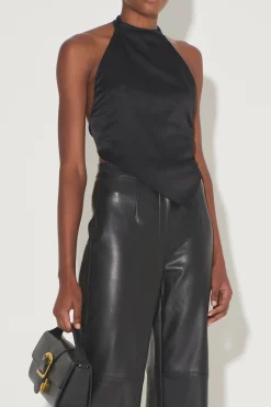 Ives Halter Top Black