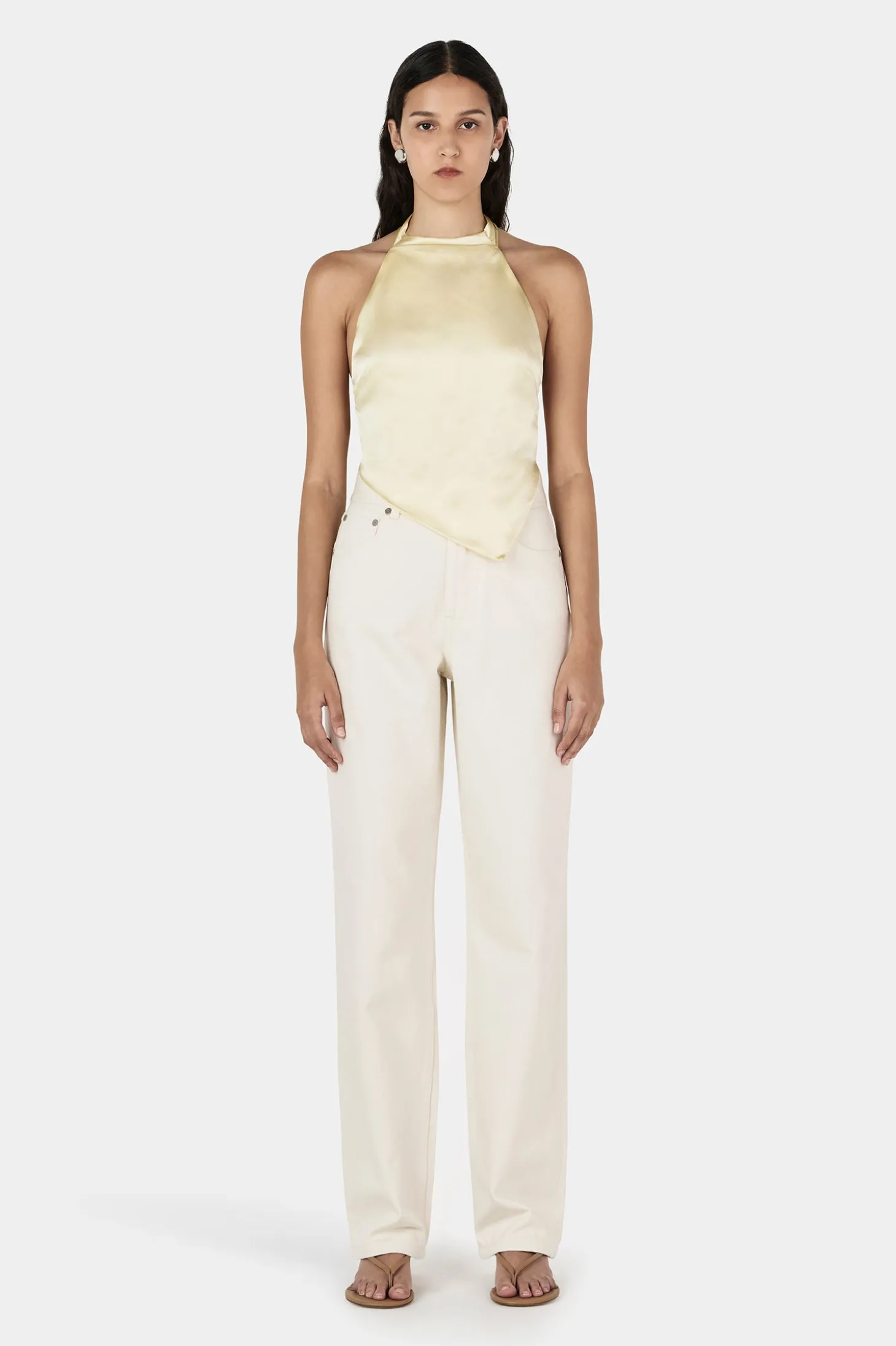 Ives Halter Top Lemon
