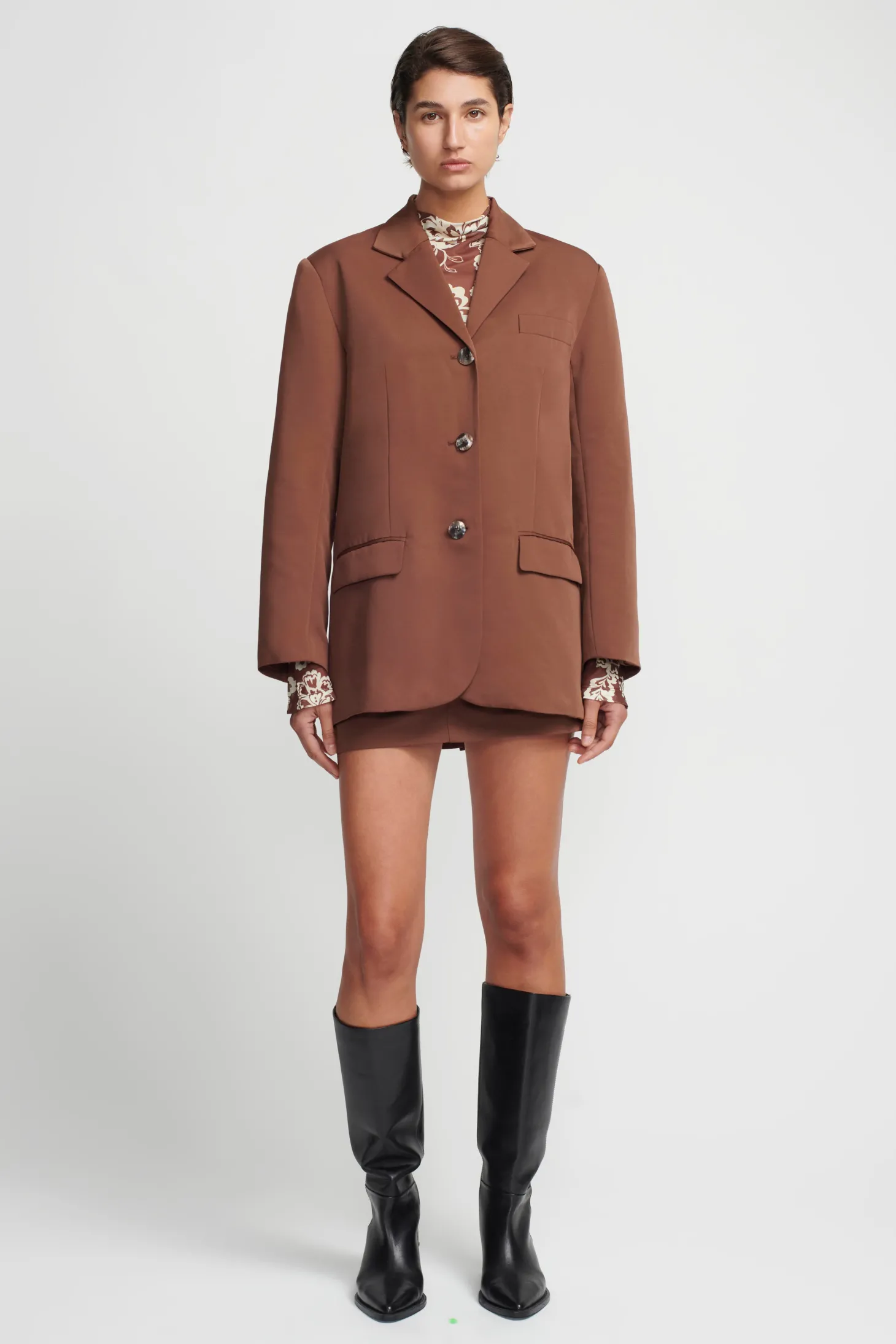 Jamal Suit Jacket Chocolate