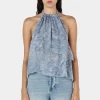 Jocelyn Top Indigo Paisley