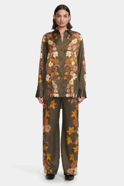 Justine Pant Moss Floral