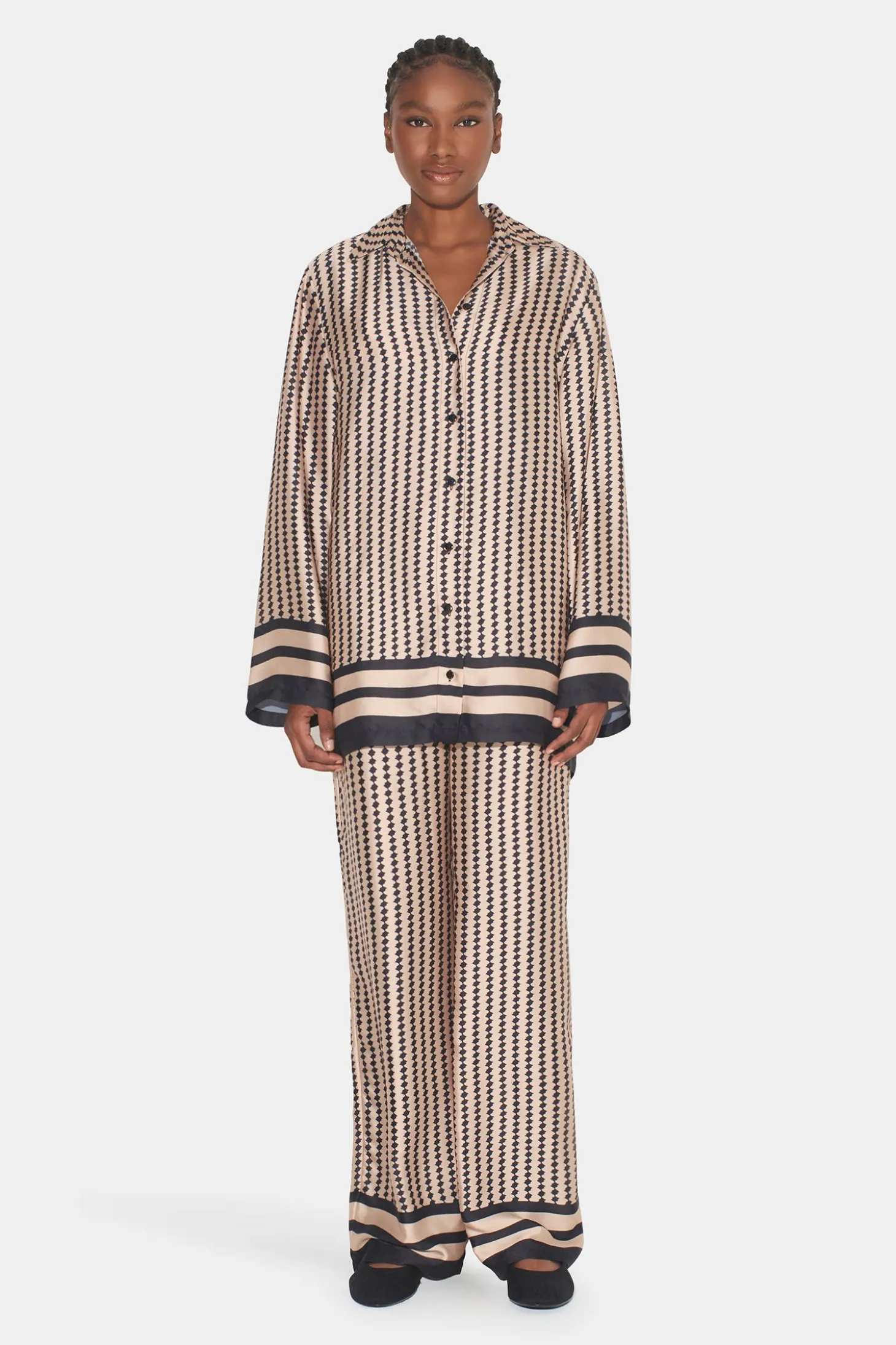 Justine Relaxed Pant Black Diamond