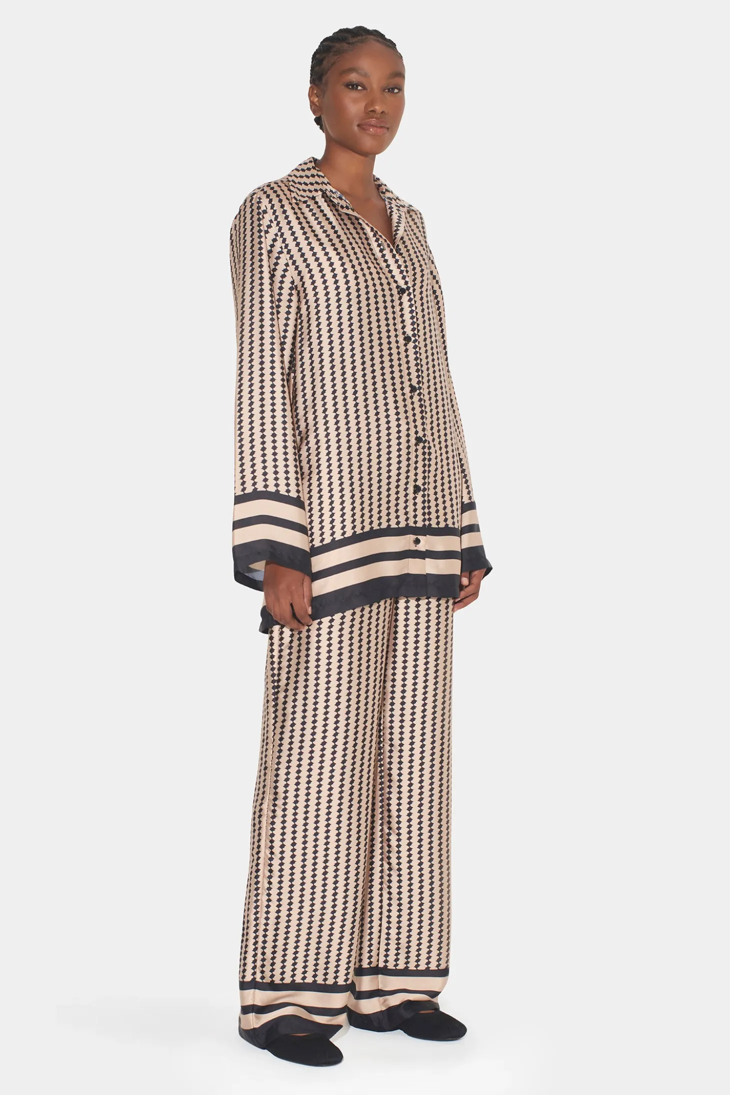 Justine Relaxed Pant Black Diamond