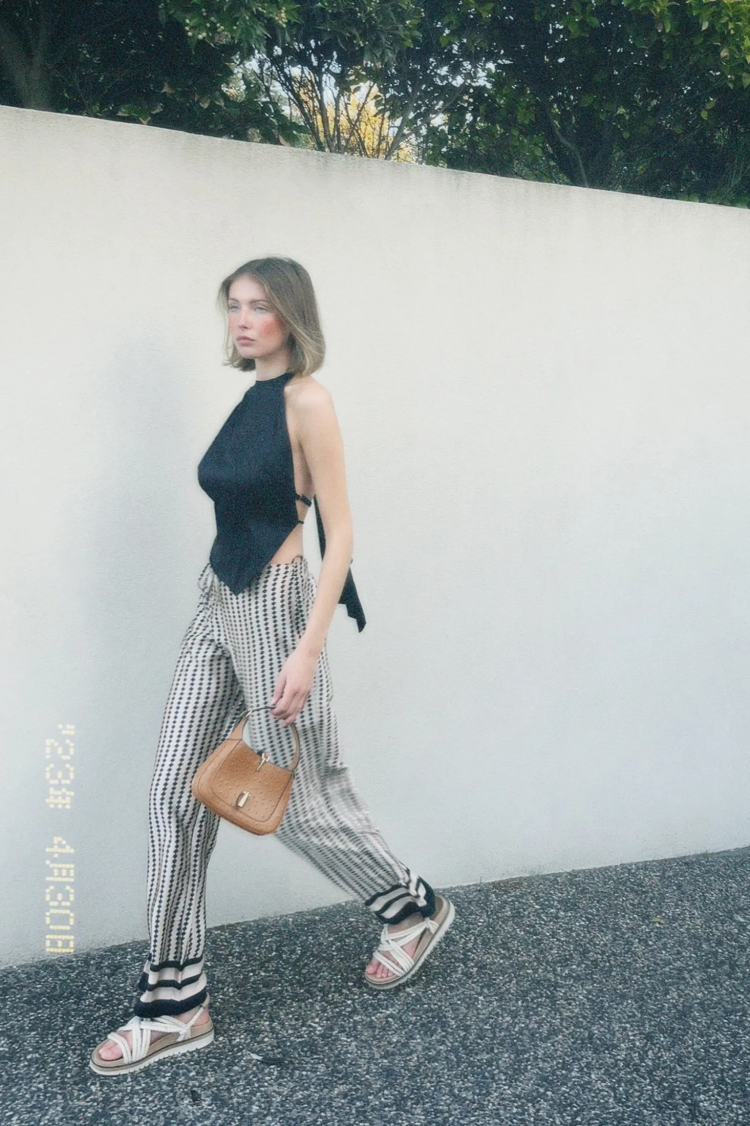 Justine Relaxed Pant Black Diamond
