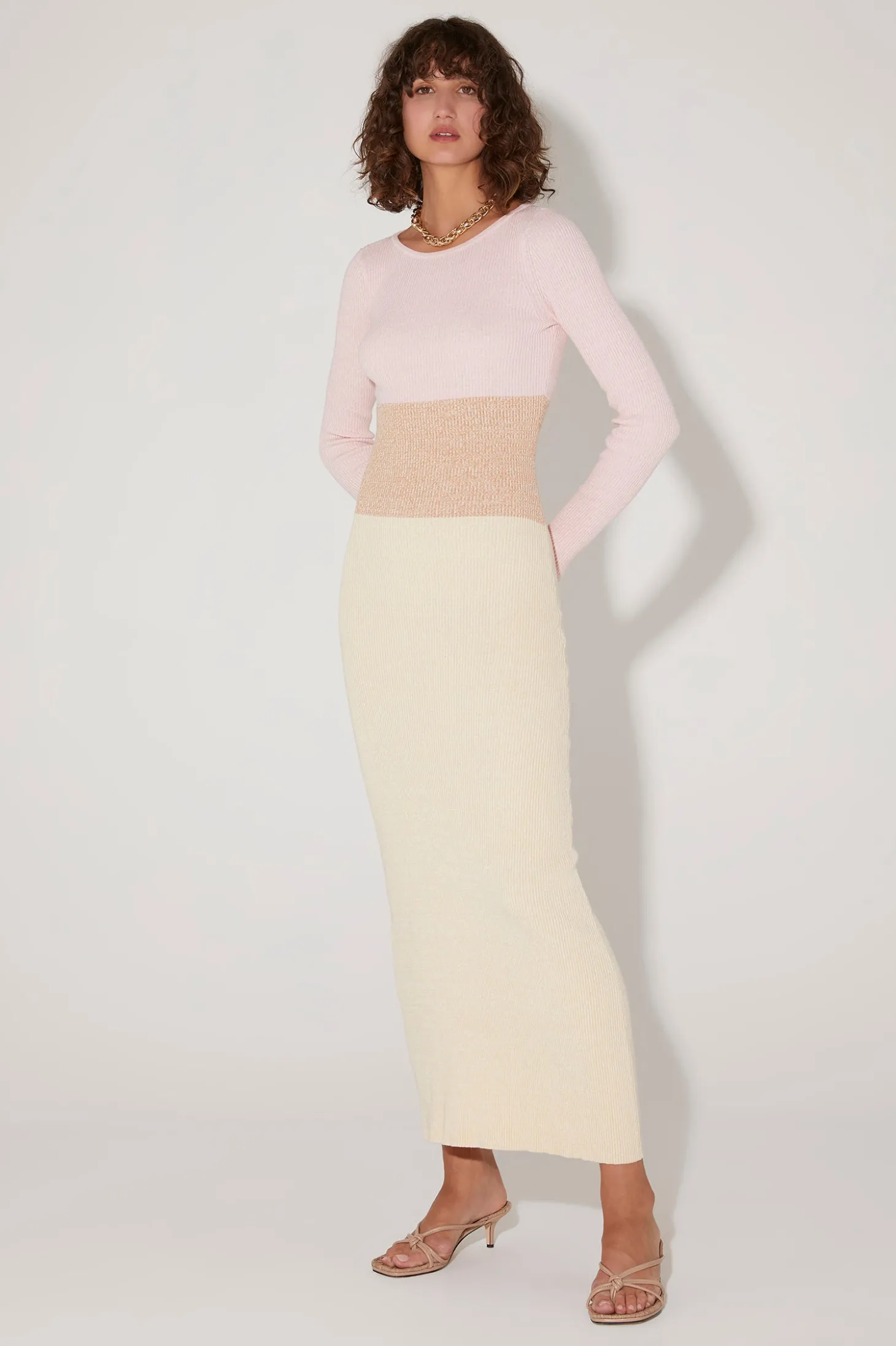 Klein Knit Maxi Dress Dusk