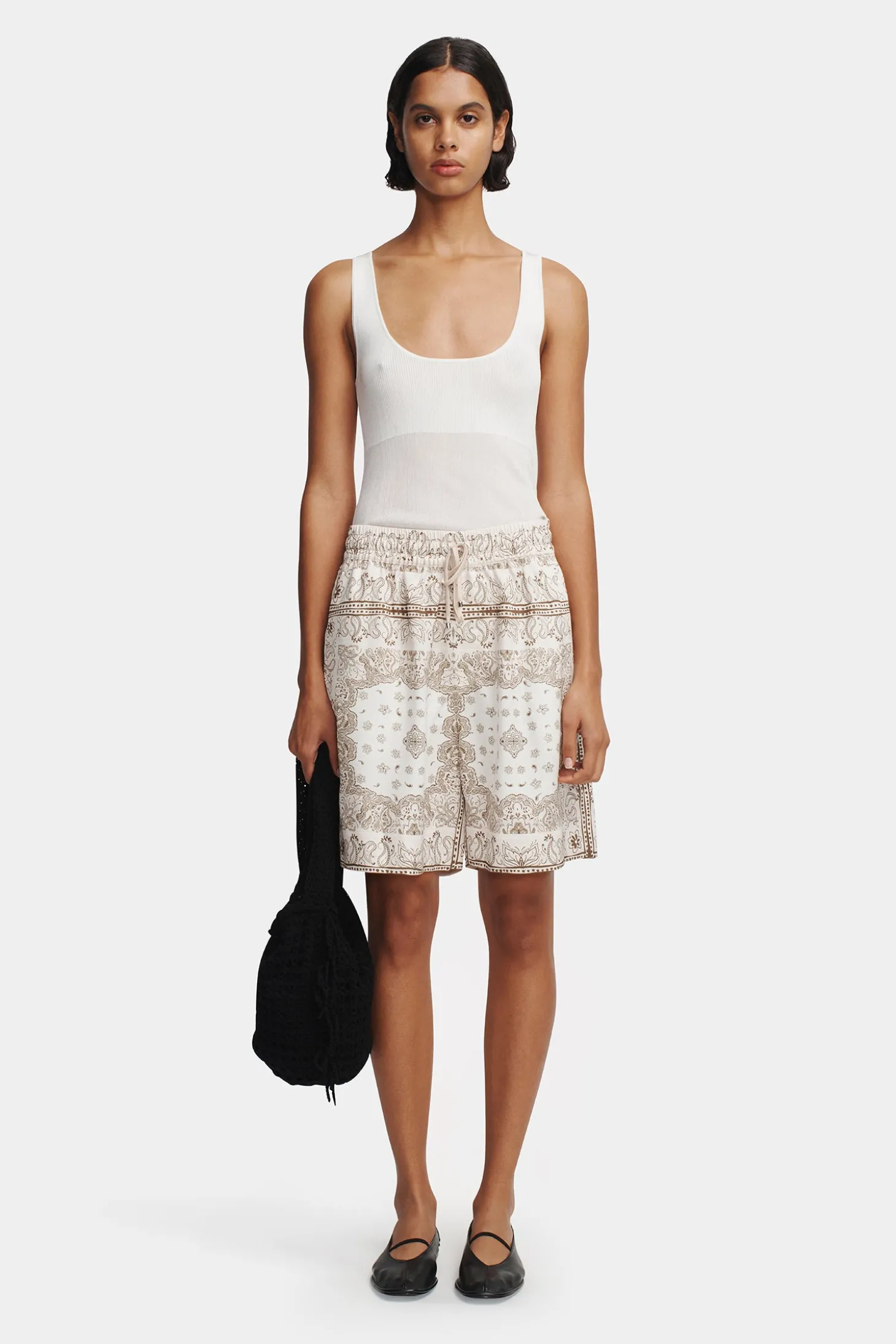 Laurel Relaxed Short Beige Bandana