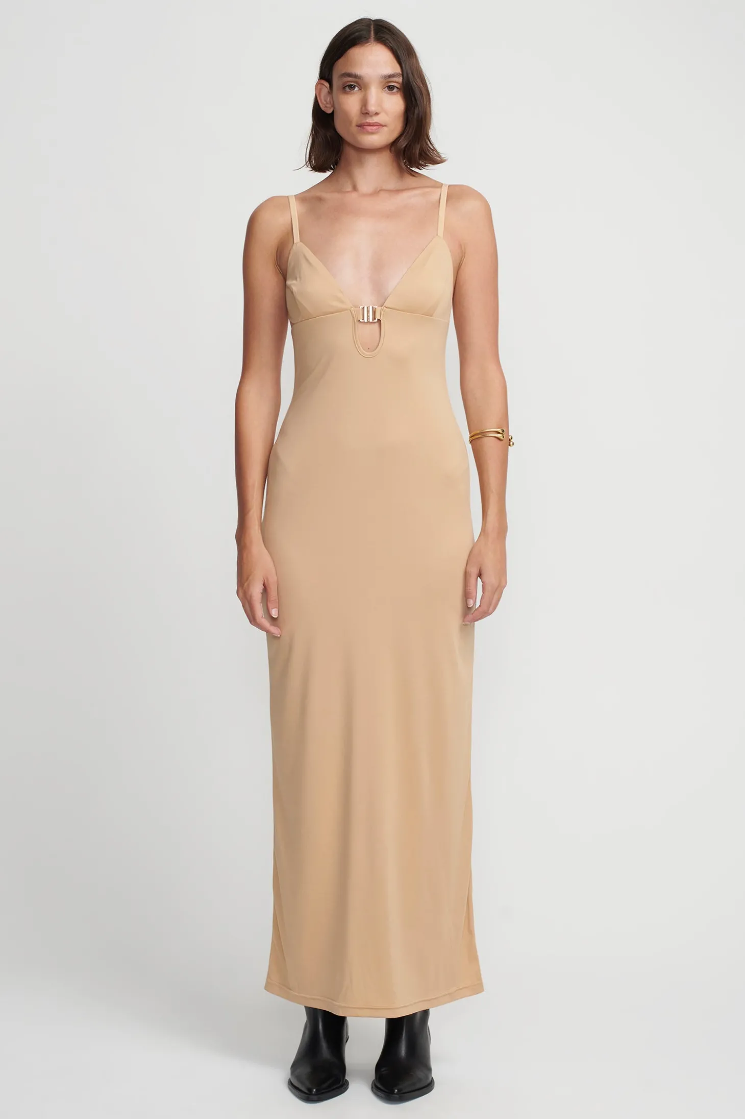 Leonardo Crochet Dress Golden Crochet