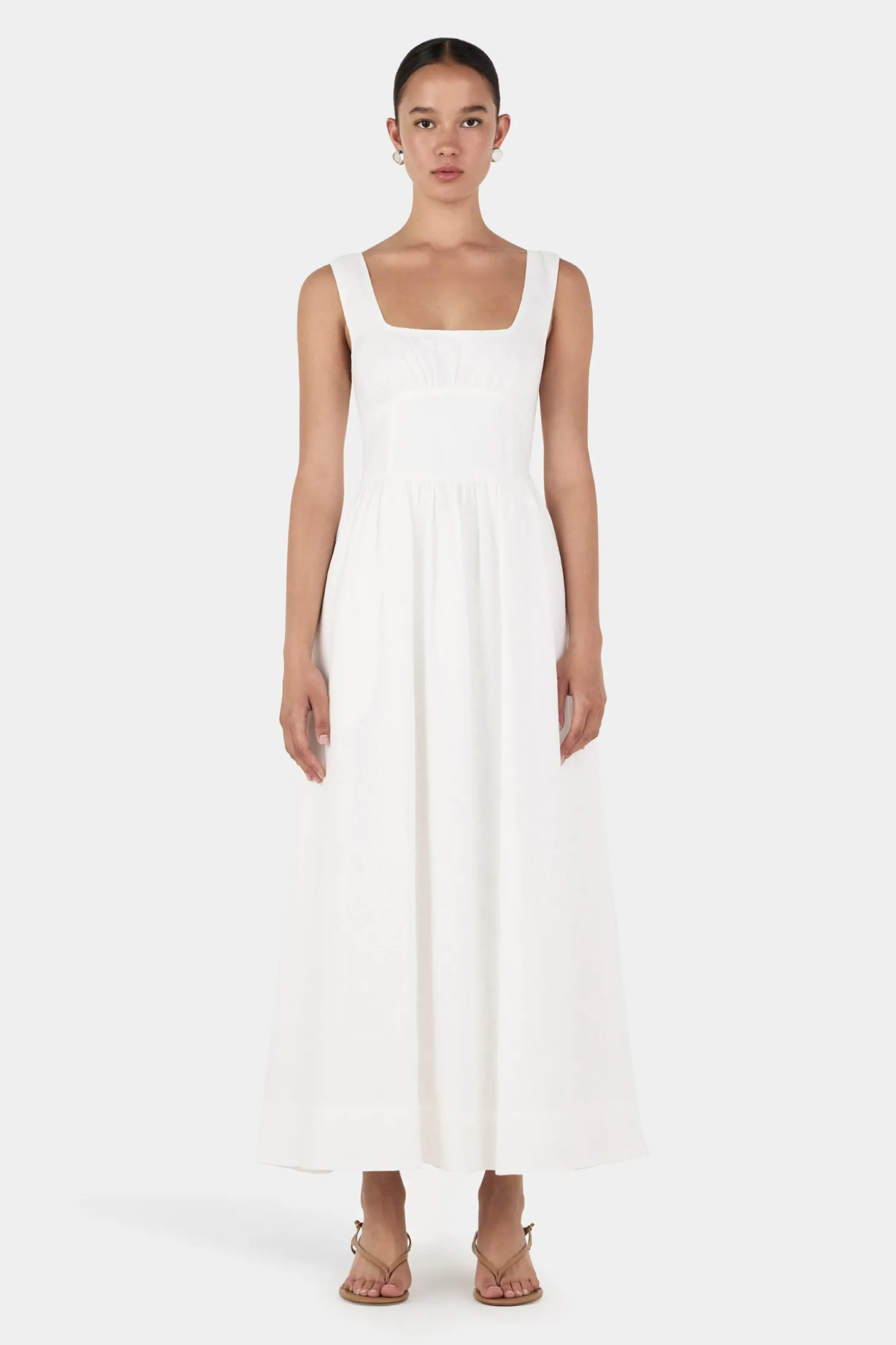 Leonay Midi Dress Ivory