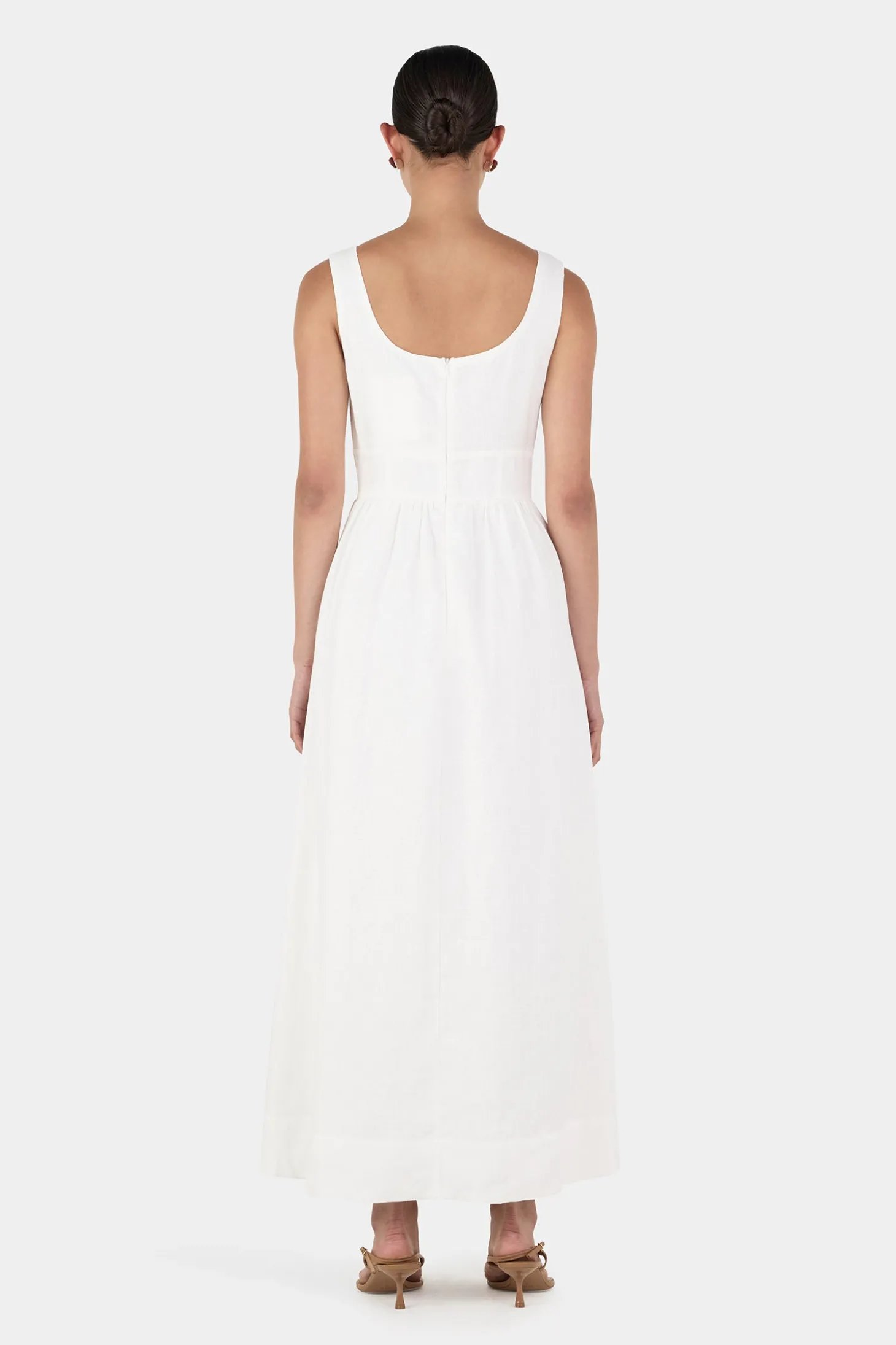 Leonay Midi Dress Ivory
