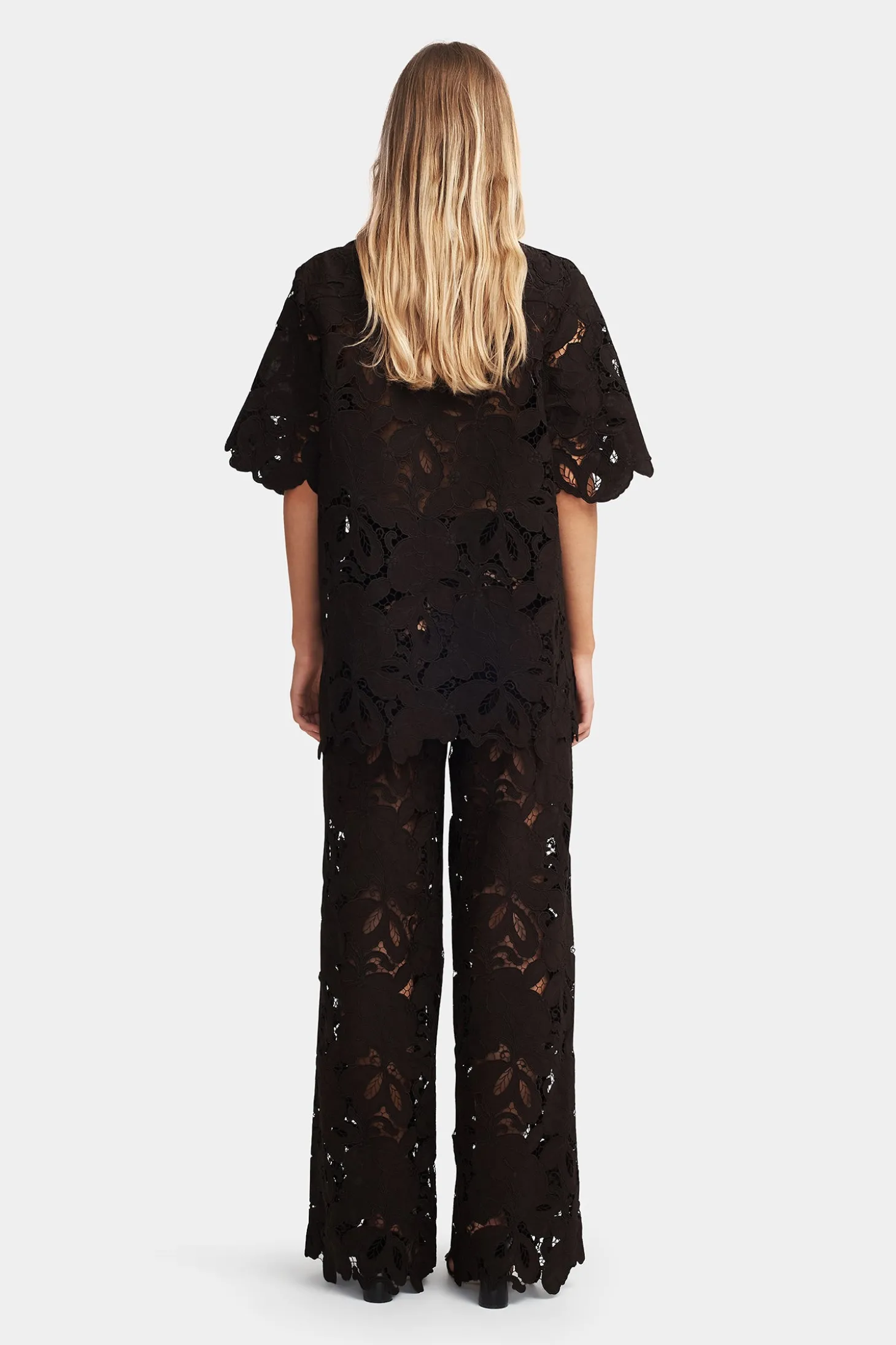 Loretta Lace Shirt Cedarwood