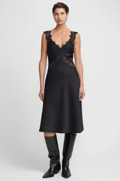 Lucille Midi Dress Black