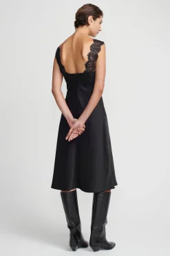 Lucille Midi Dress Black