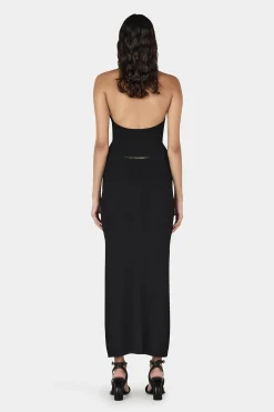 Lucio Knit Skirt Black