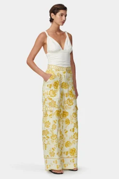 Luna Wide Leg Pant Golden Nectar
