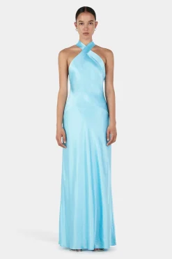 Lunar Maxi Dress Aqua