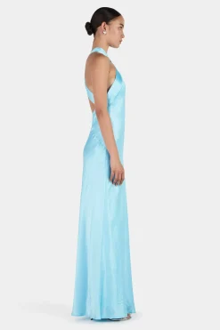Lunar Maxi Dress Aqua