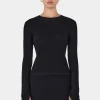 Lupe Wool Top Black