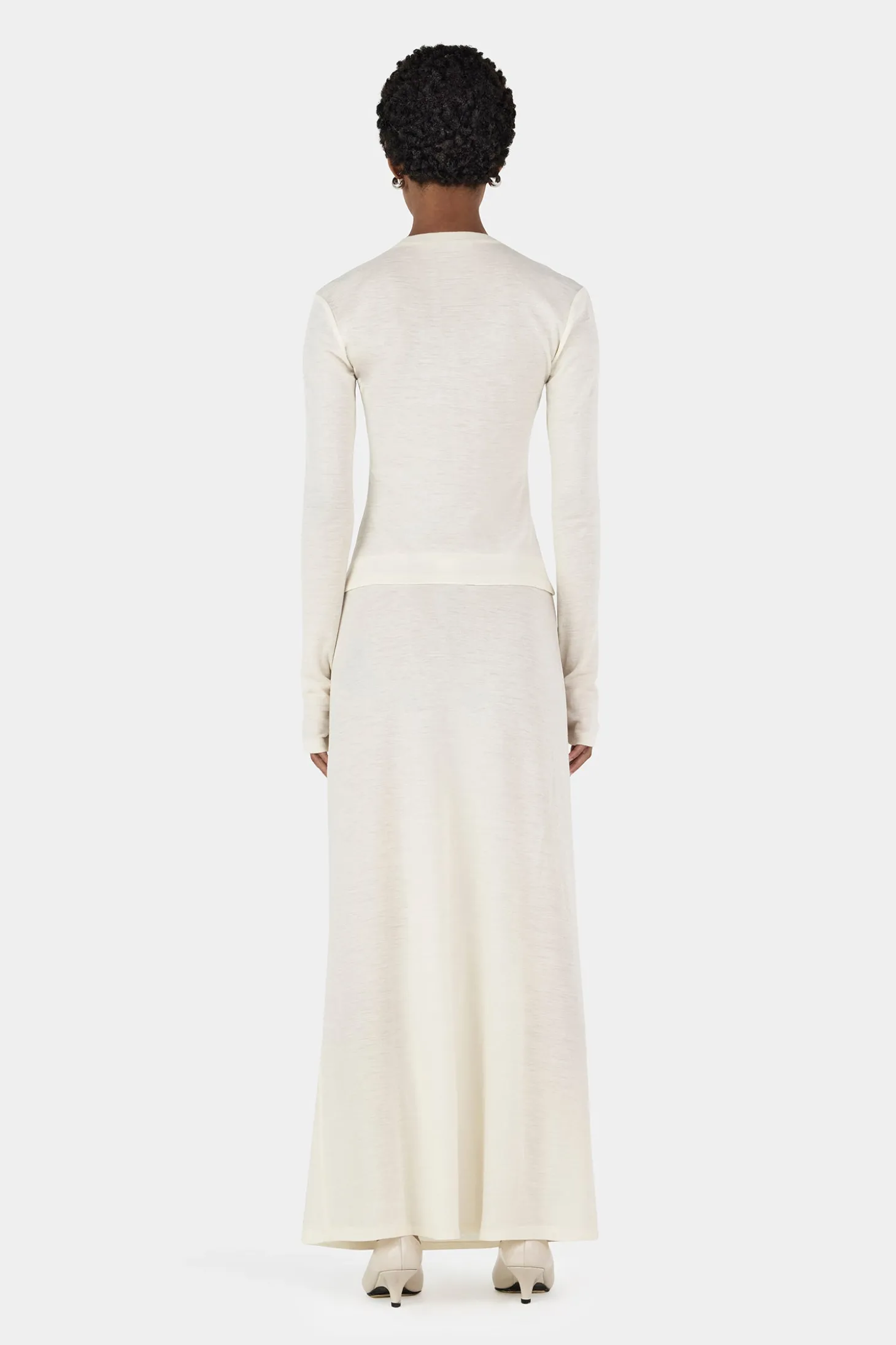 Lupe Wool Top Ivory