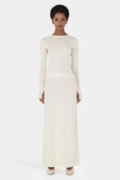 Lupe Wool Top Ivory