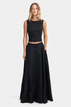 Mana Maxi Skirt Black