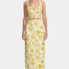 Marielle Midi Skirt Golden Nectar