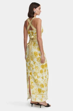 Marielle Midi Skirt Golden Nectar