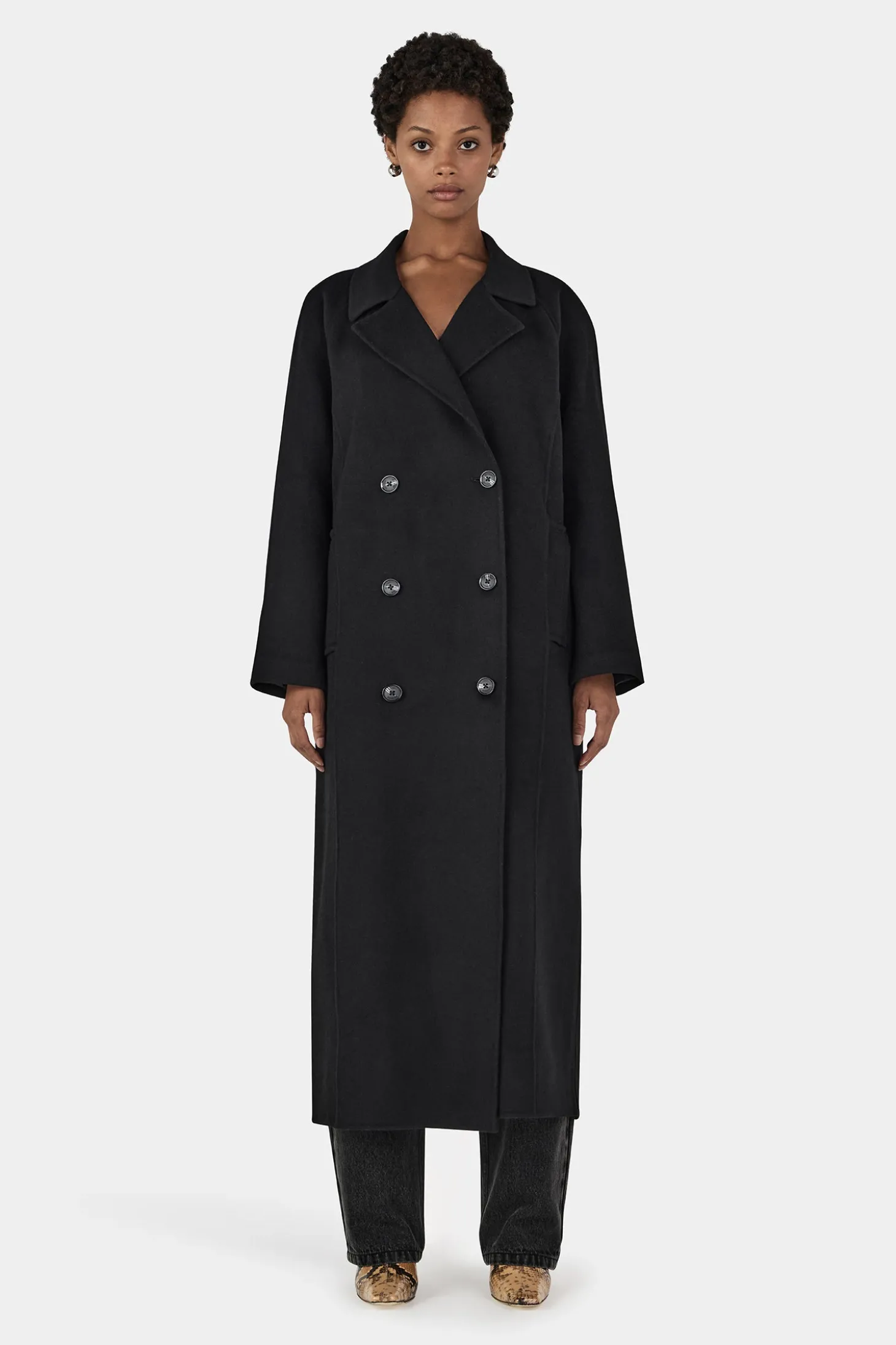 Matthews Wool Coat Black