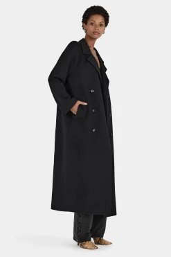 Matthews Wool Coat Black
