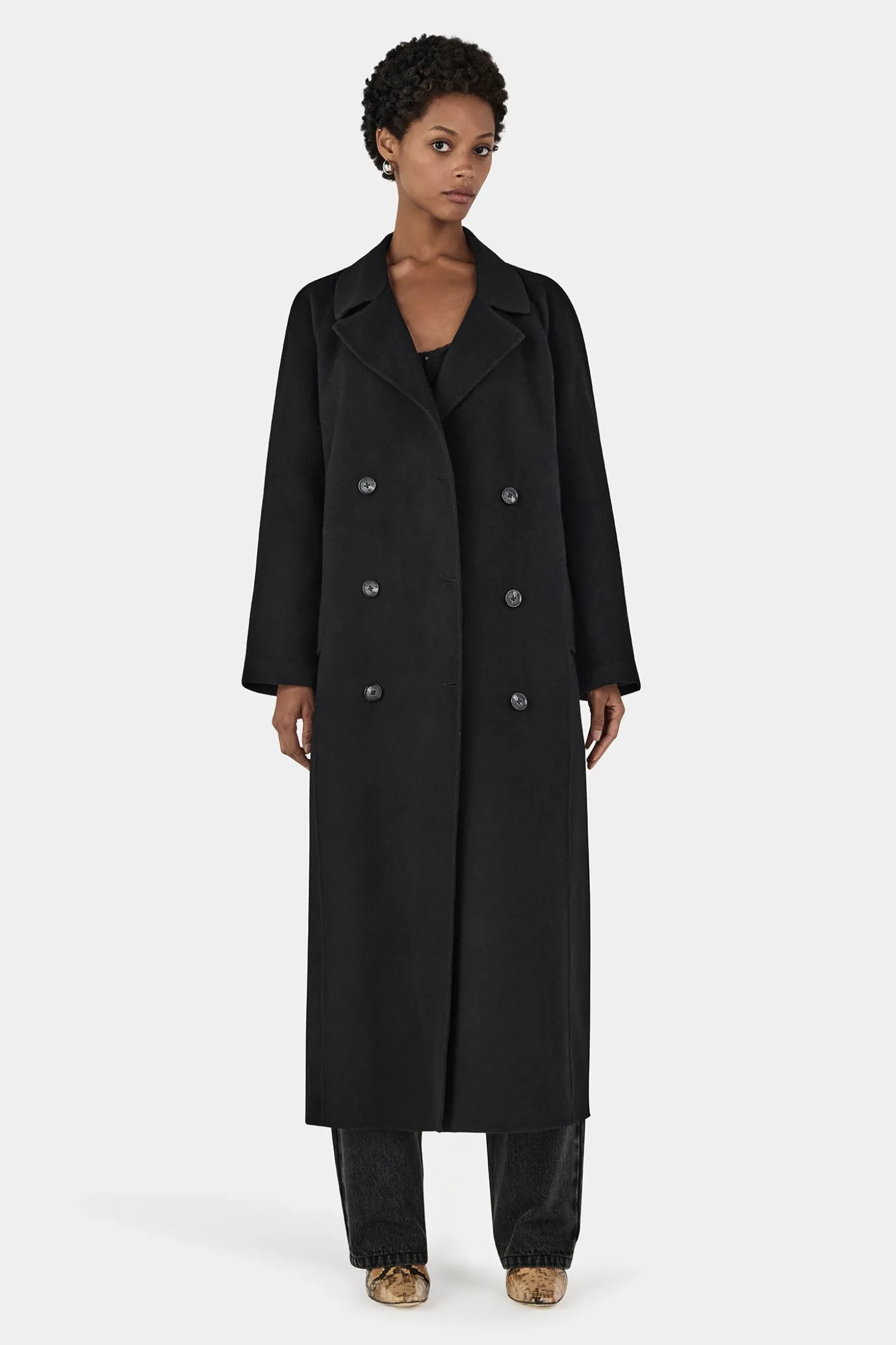 Matthews Wool Coat Black