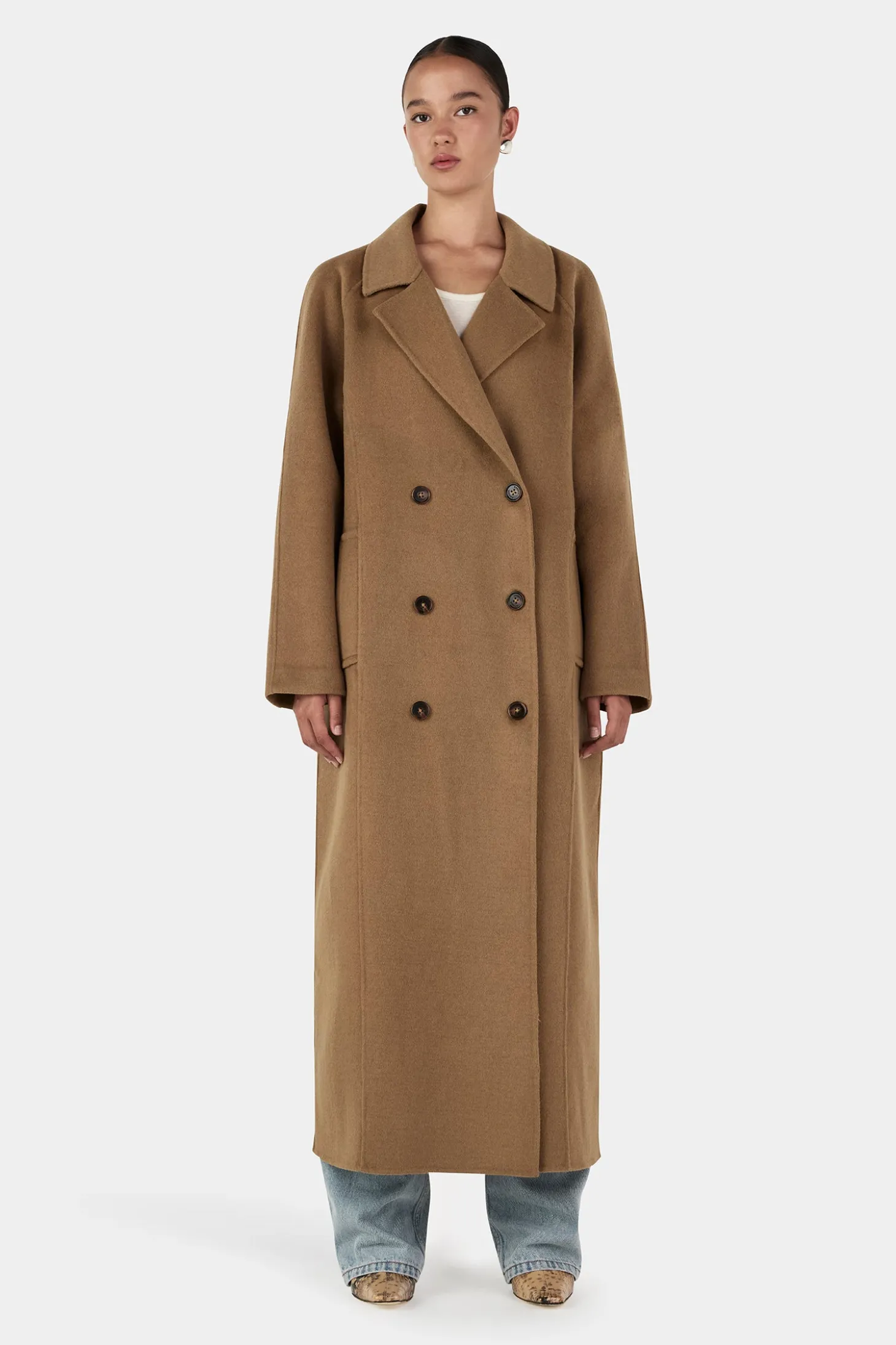 Matthews Wool Coat Tan