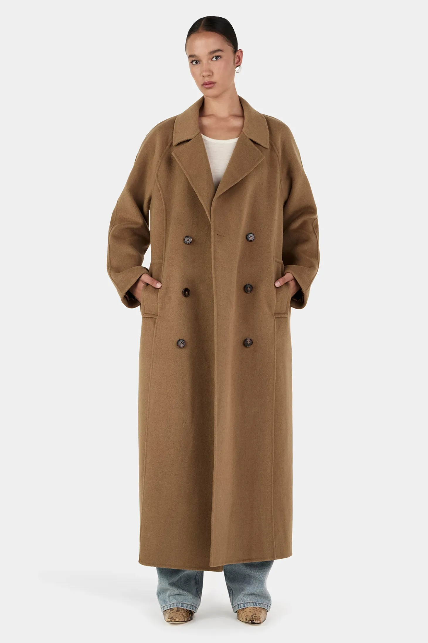 Matthews Wool Coat Tan