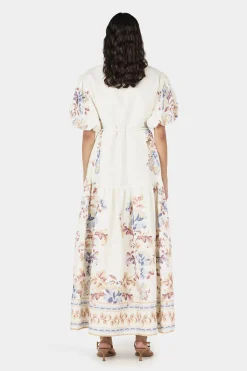 Michelle Linen Dress Hawaiian Tablecloth