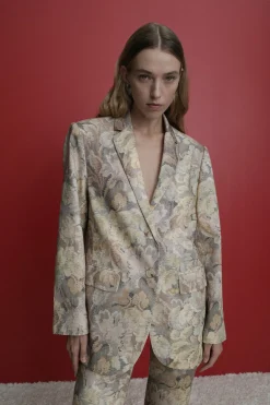 Monae Blazer Antique Floral