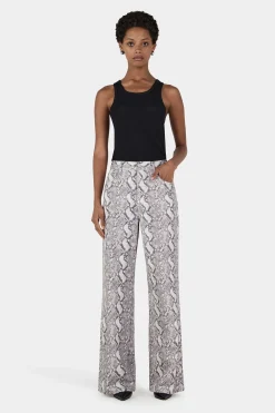 Montgomery Studded Jean Silver Python