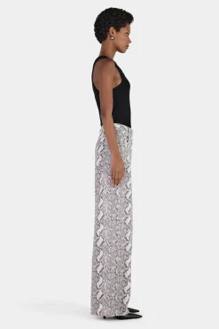 Montgomery Studded Jean Silver Python