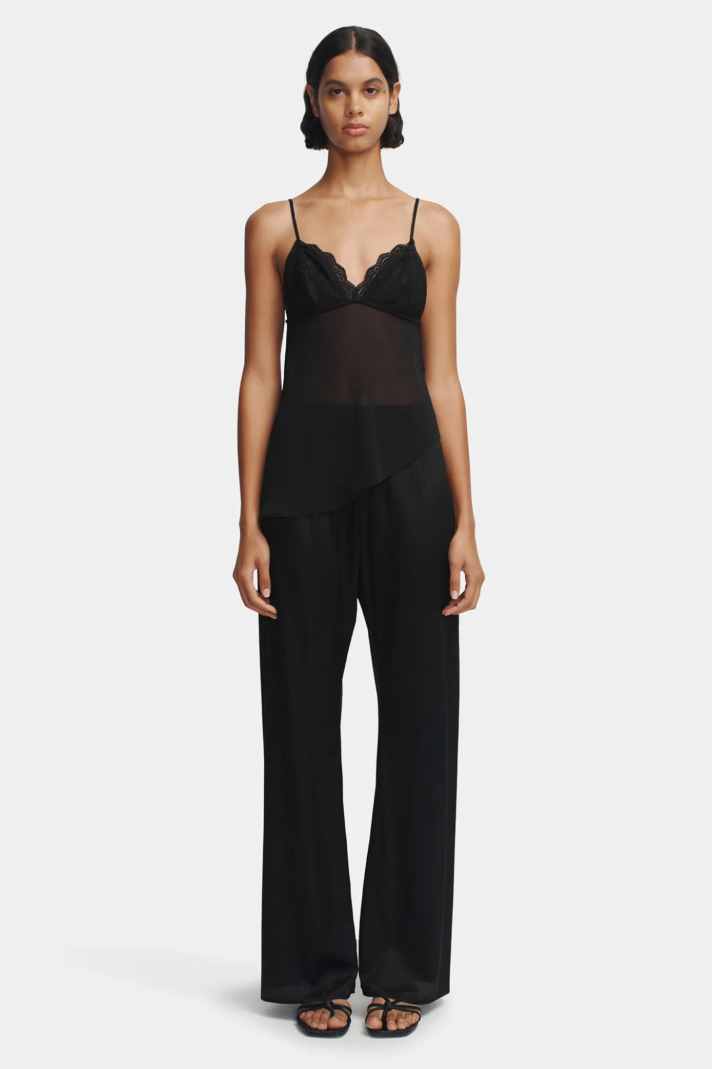 Nash Silk Pant Black