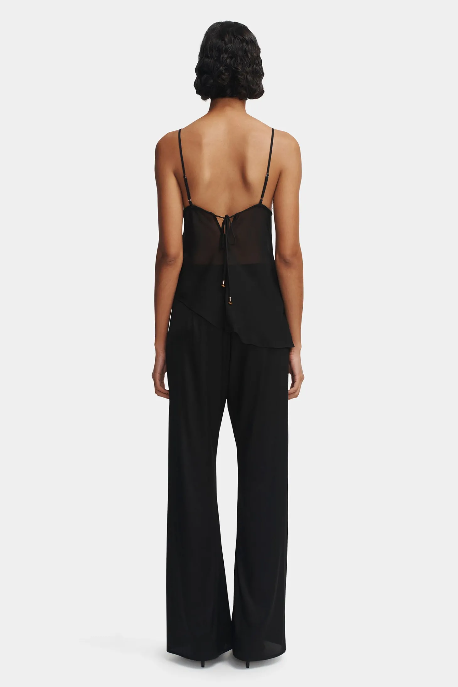 Nash Silk Pant Black