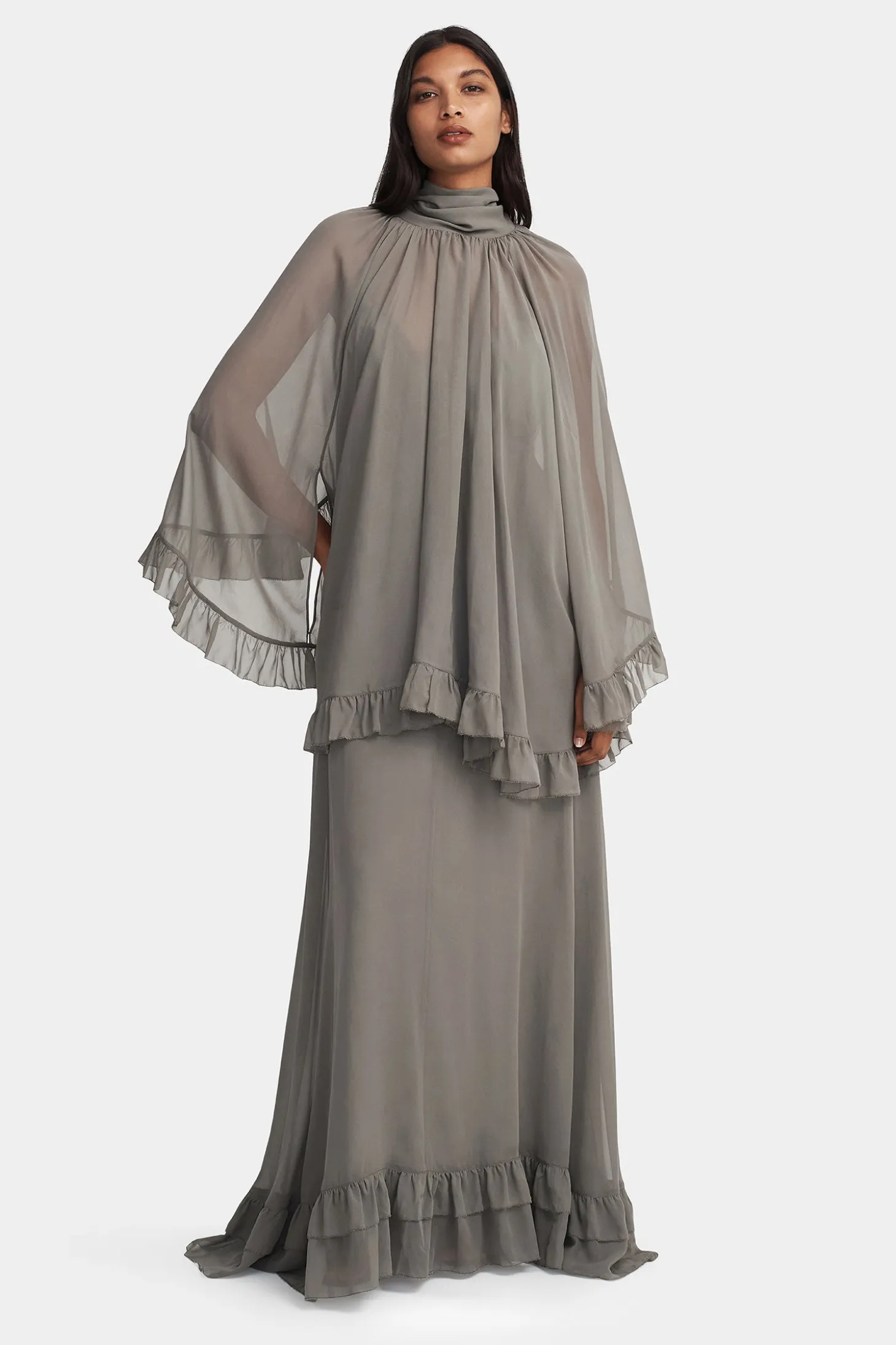 Nicks Gown Dusty Olive