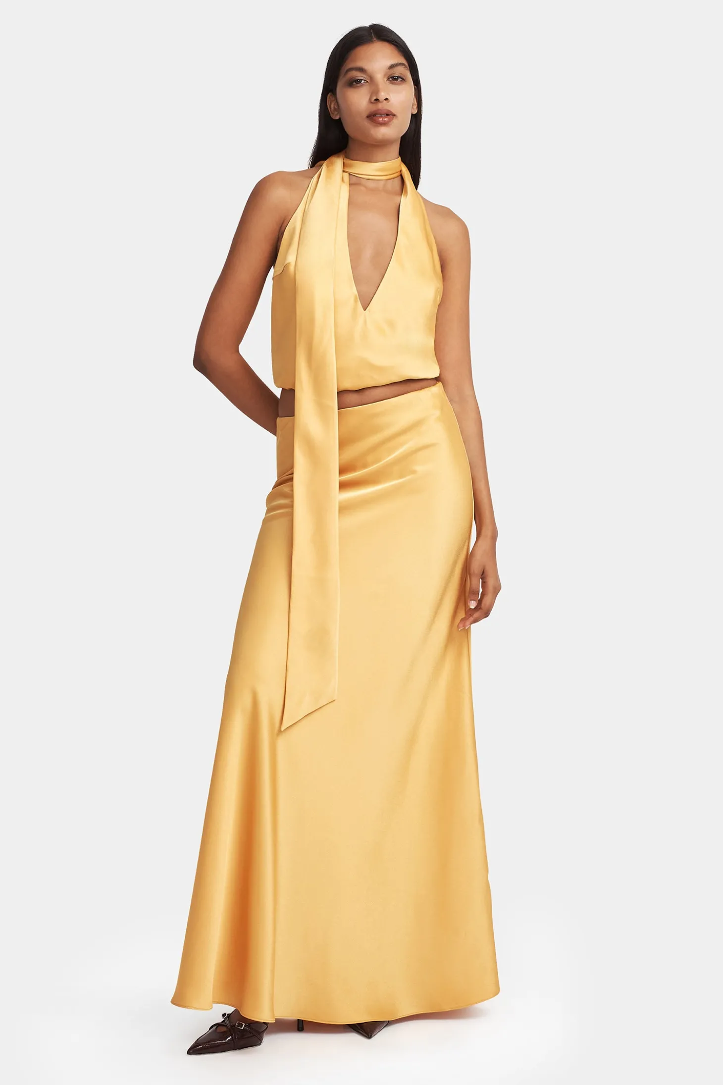 Nova Maxi Skirt Amber