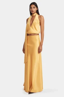 Nova Maxi Skirt Amber